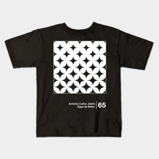 Tom Jobim / Minimal Style Graphic Artwork Design Kids T-Shirt